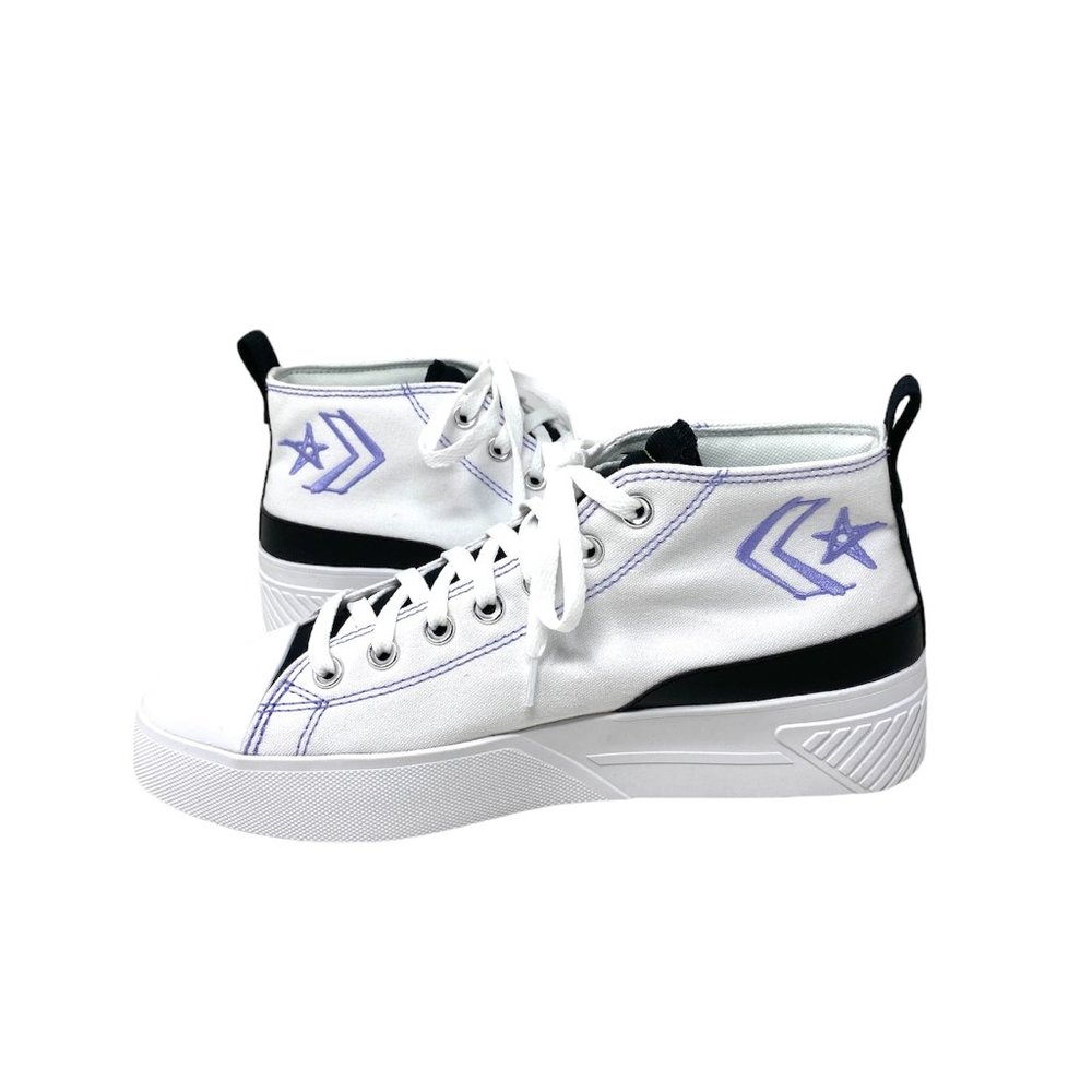 đź’–MEGA SALEđź’–Converse Shoes Men 171870C UNTITL3D CS MID White Black Sneakers - Picture 7 of 11